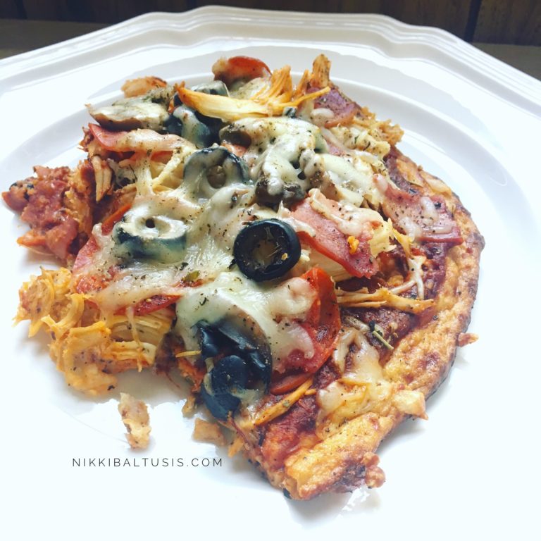 Homemade High Protein, Low Carb, Low Fat Pizza Recipe
