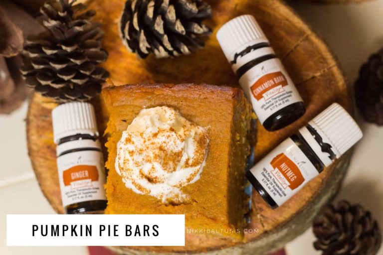 Pumpkin Pie Oil-infused Baked Bars: