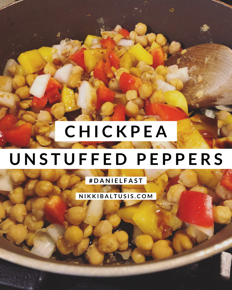Chickpea “Unstuffed” Peppers – The Daniel Fast