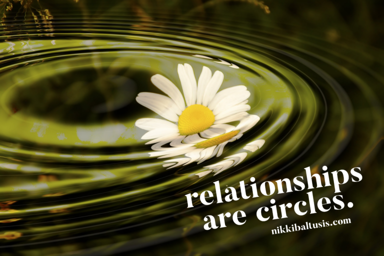 Relationships Are Circles