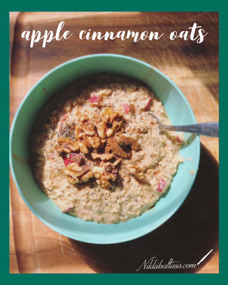 Apple Cinnamon Oats