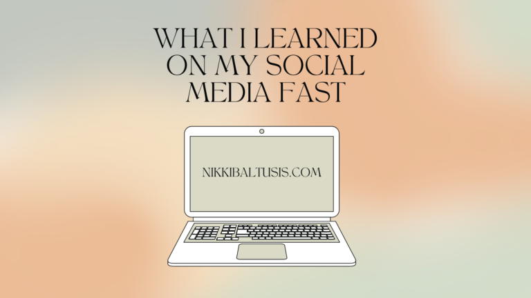 What I Learned on My Social Media Fast